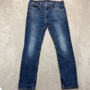 Levi's 511 Jeans Mens 32x32 Blue Slim Fit Medium Wash Stretch Denim Preppy Fade